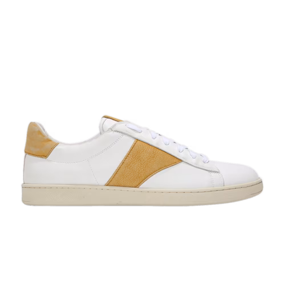 Rhude Court Low White Mustard