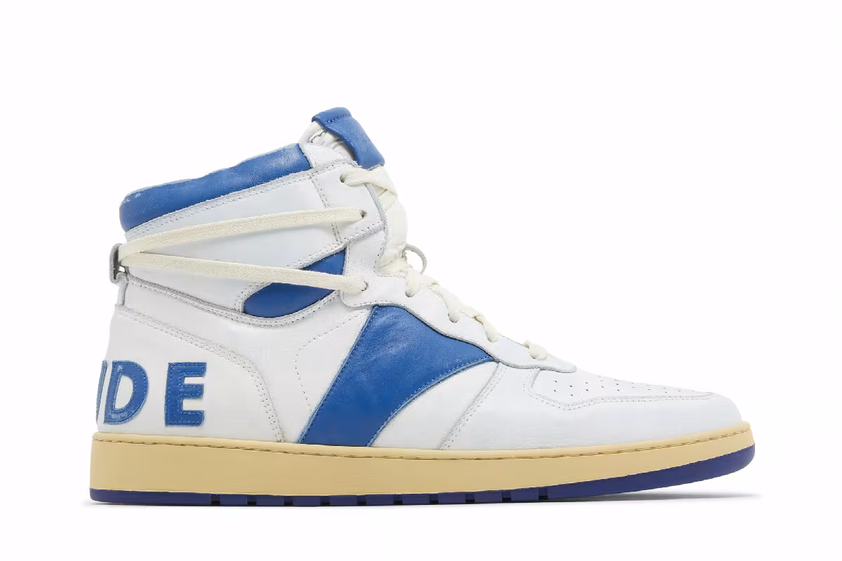 Rhude Rhecess High White Blue, view 2