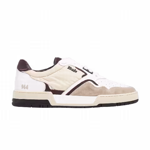 Rhude Racing Sneaker 'White Maroon'