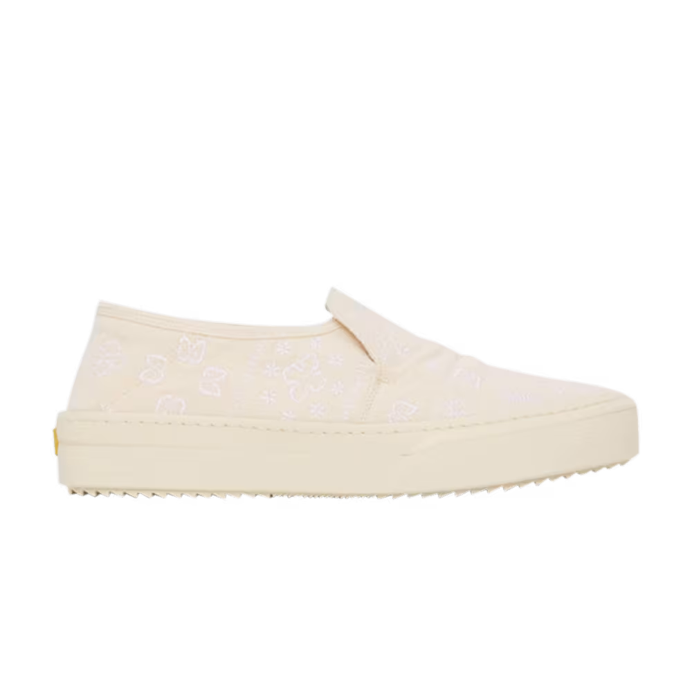 Rhude Embroidered Slip-On Cream
