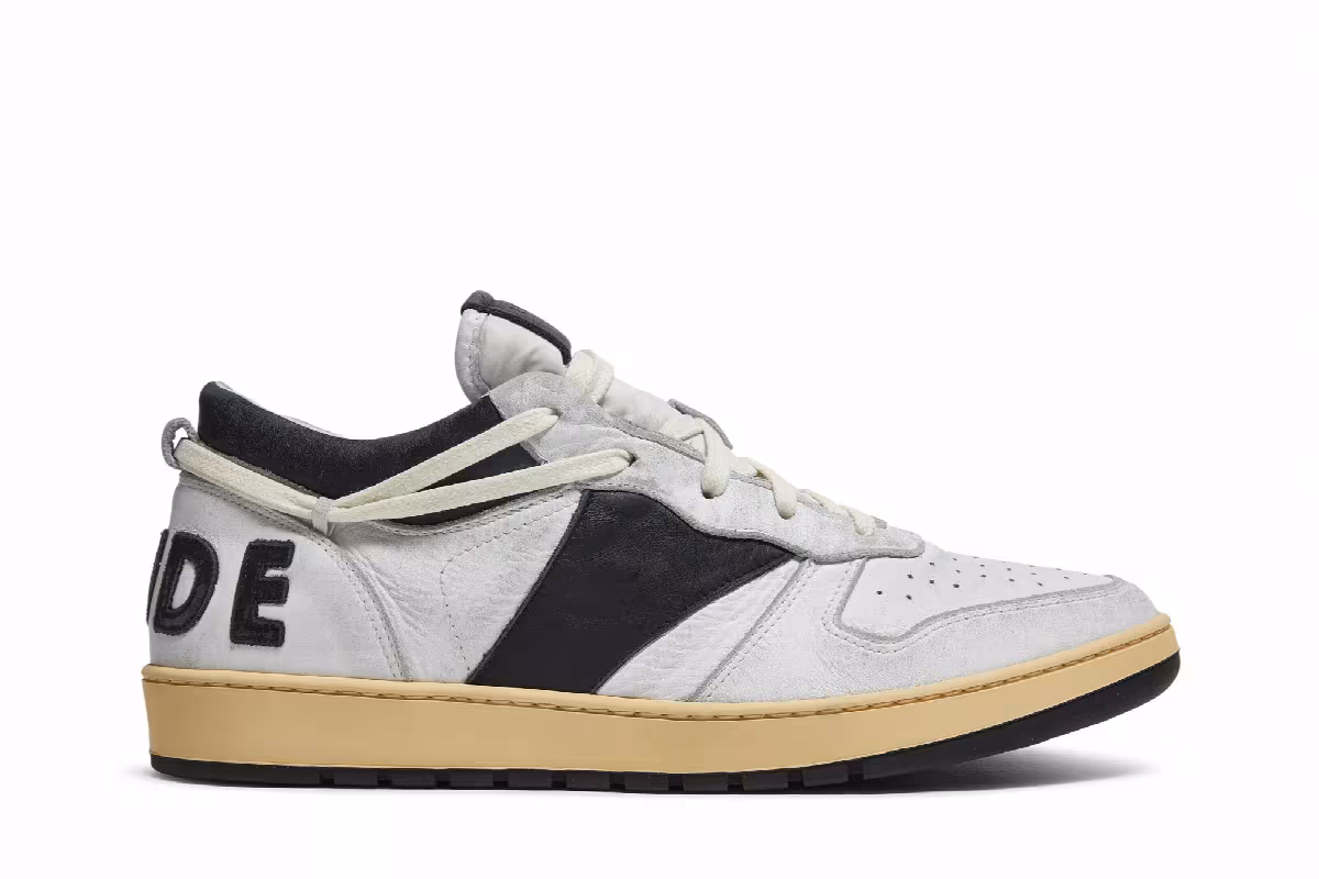 Rhude Rhecess Low White Black, view 2