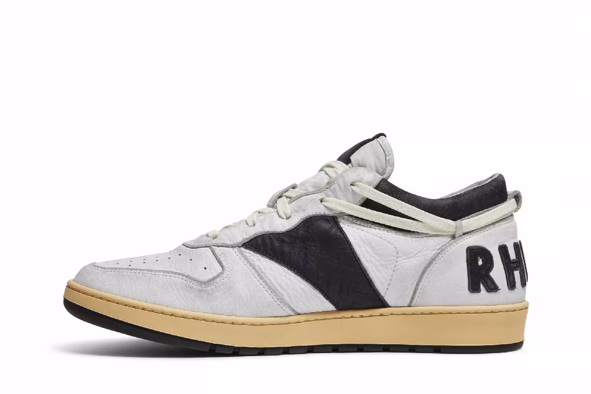 Rhude Rhecess Low White Black, view 4