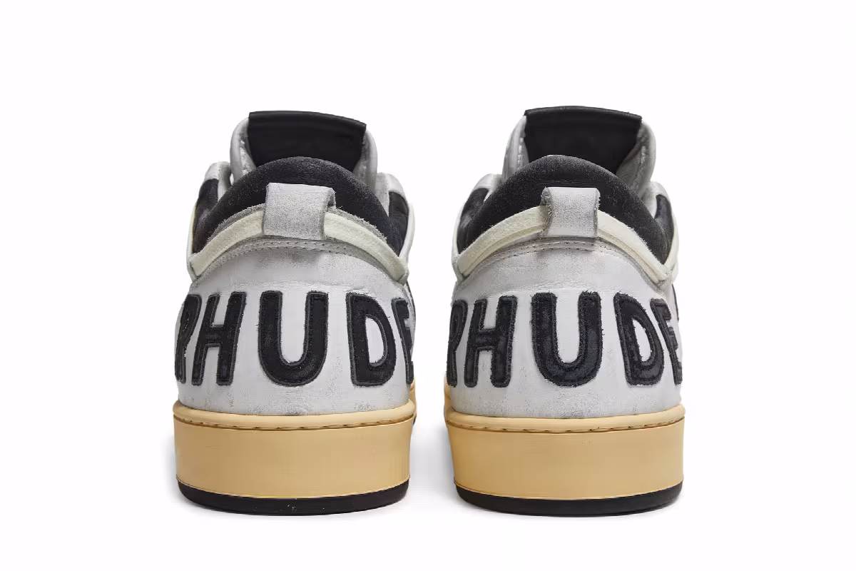 Rhude Rhecess Low White Black, view 7