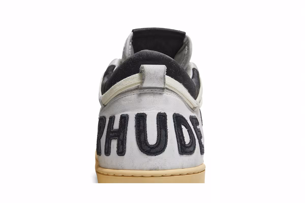 Rhude Rhecess Low White Black, view 8