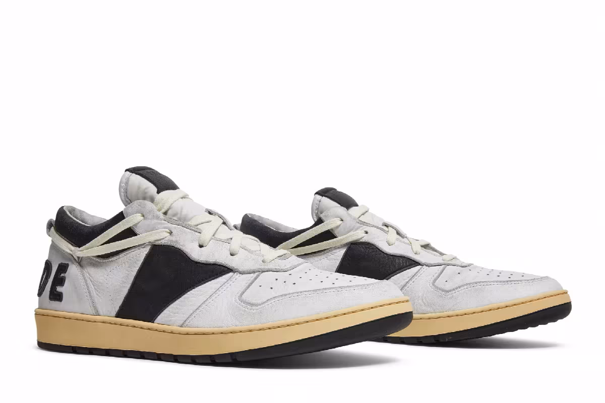 Rhude Rhecess Low White Black, view 9