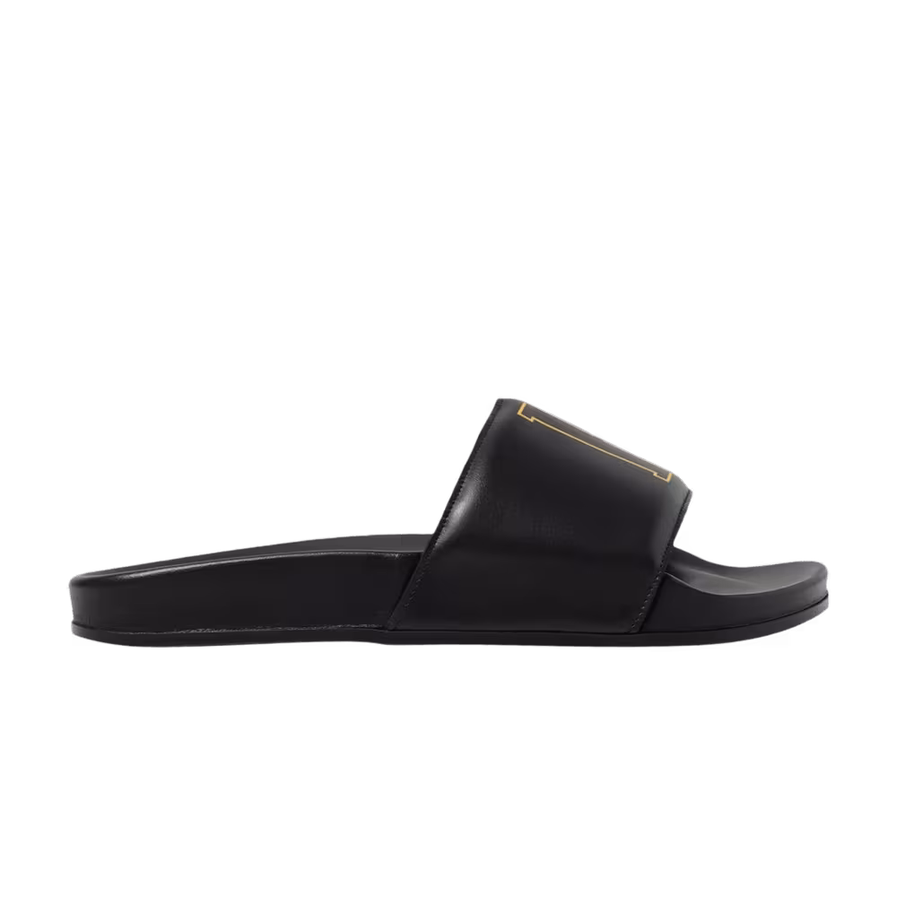 Rhude Slider Black Yellow