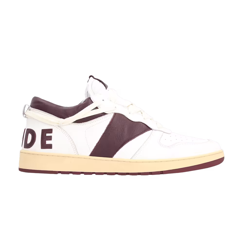 Rhude Rhecess Low White Maroon