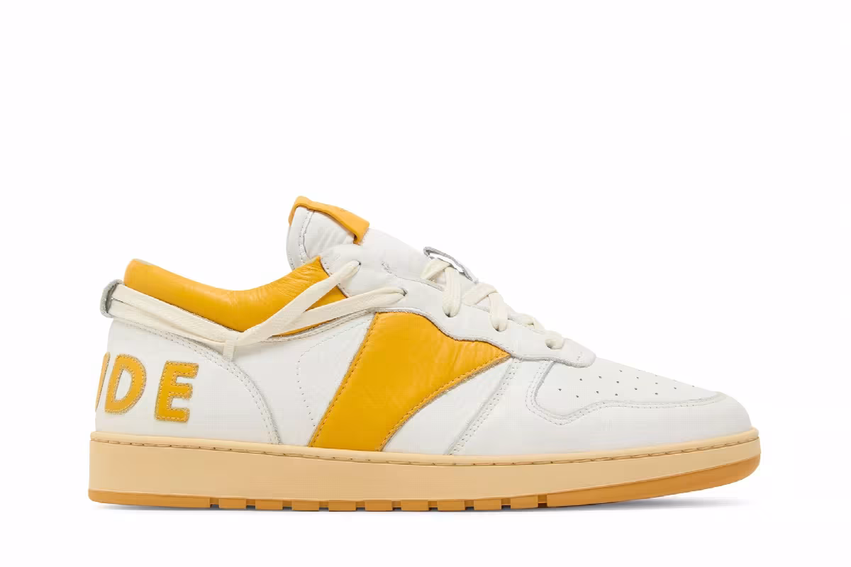 Rhude Rhecess Low White Mustard, view 2