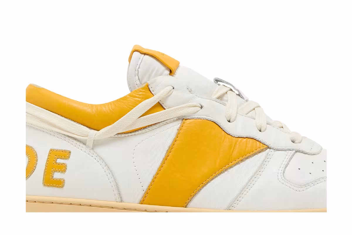 Rhude Rhecess Low White Mustard, view 3