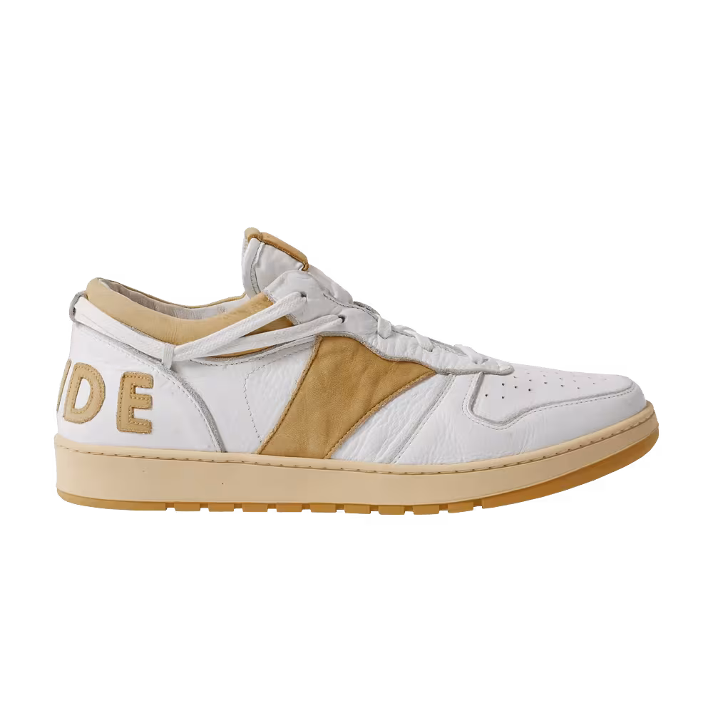 Rhude Rhecess Low White Mustard