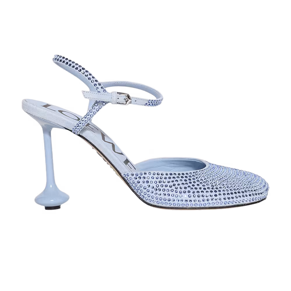 Loewe Women's Toy Ankle Strap Pump Baby Blue