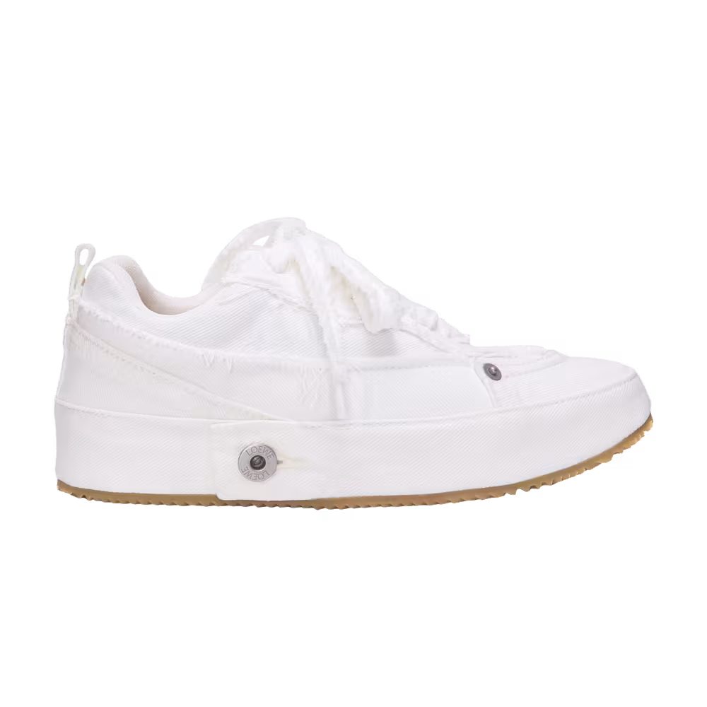 Loewe Deconstructed Sneaker Soft White Denim