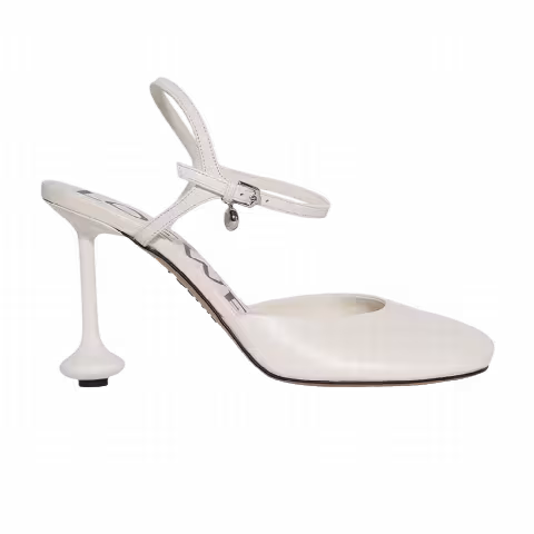 Loewe Wmns Toy Ankle Strap Pump 'White'