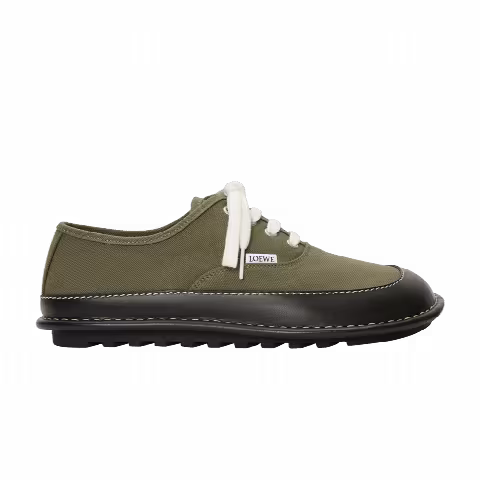 Loewe Bay Lace-Up 'Khaki Green Black'