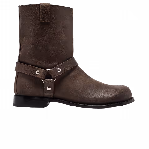 Loewe Campo Biker Boot 'Dark Brown'