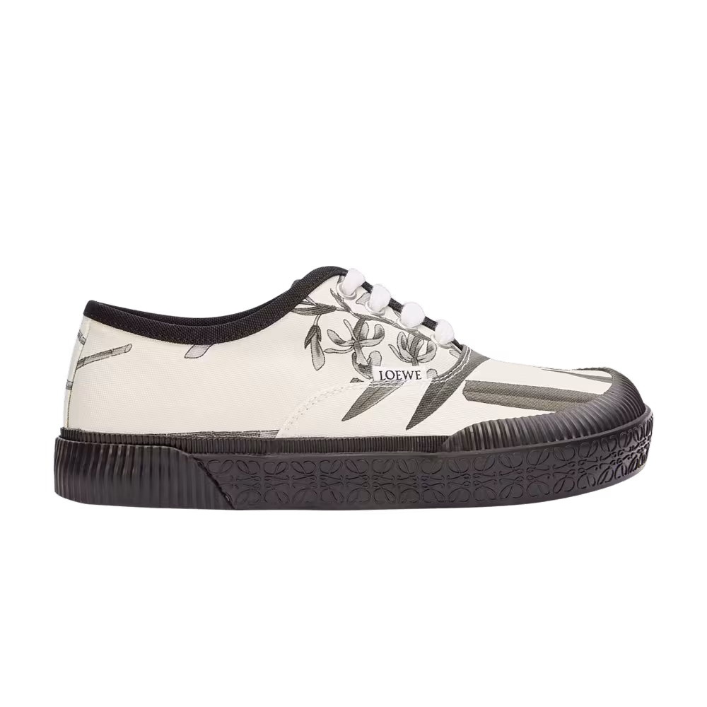 Loewe Women's Terra Vulca Lace-Up Sneaker Wide Printed Floral