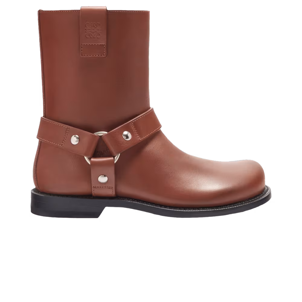Loewe Women's Campo Biker Boot Rust