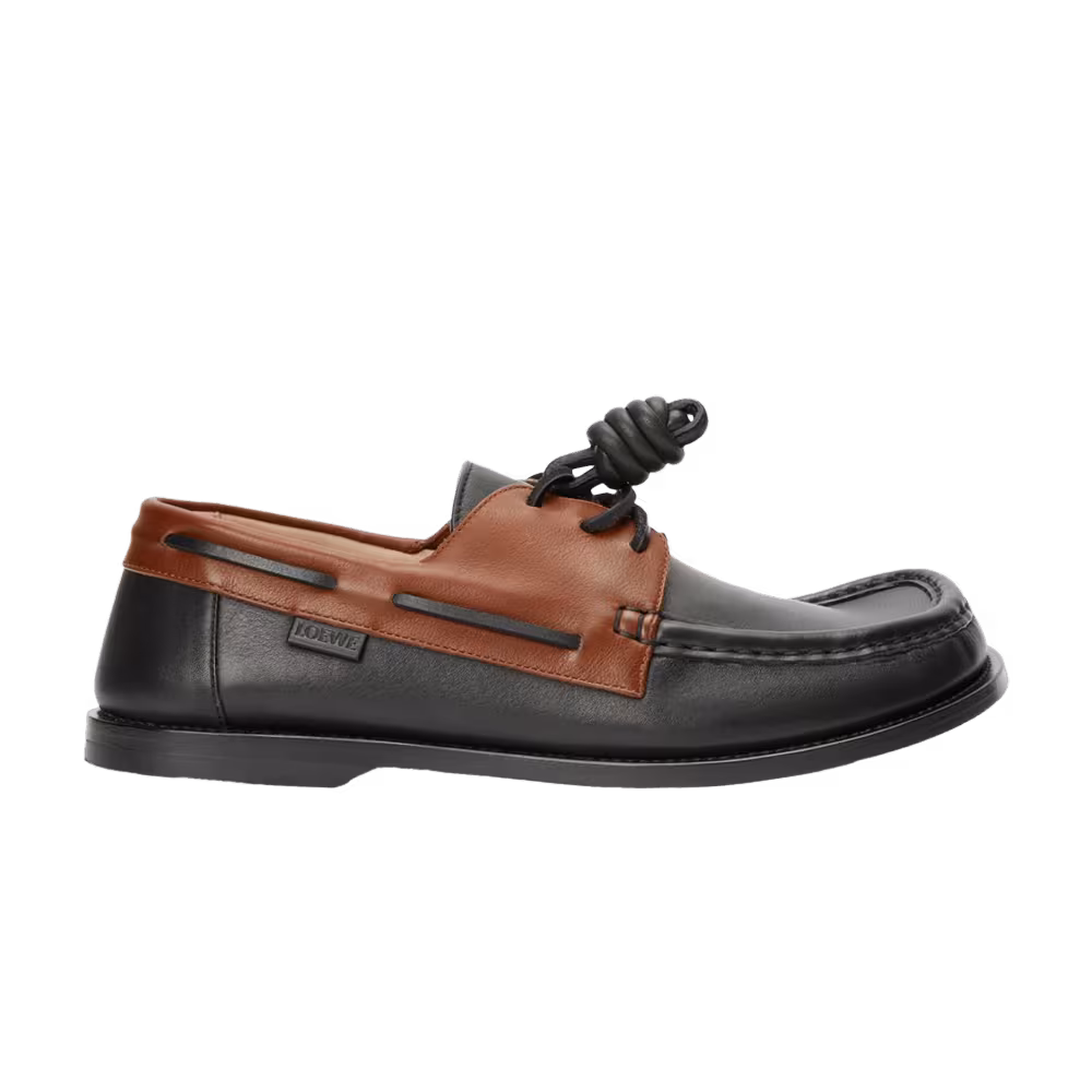 Loewe Campo Boat Dark Caramel Black