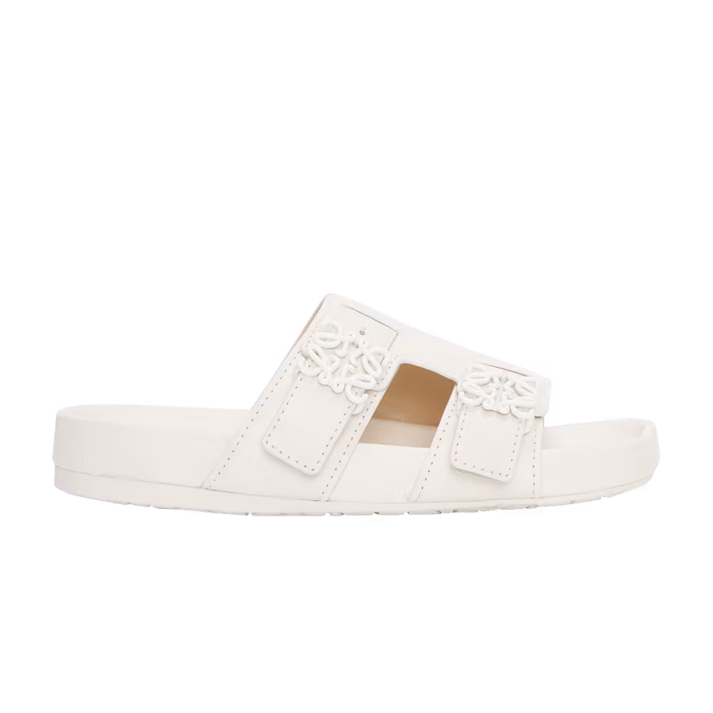 Loewe Women's Ease Slide Anthurium White