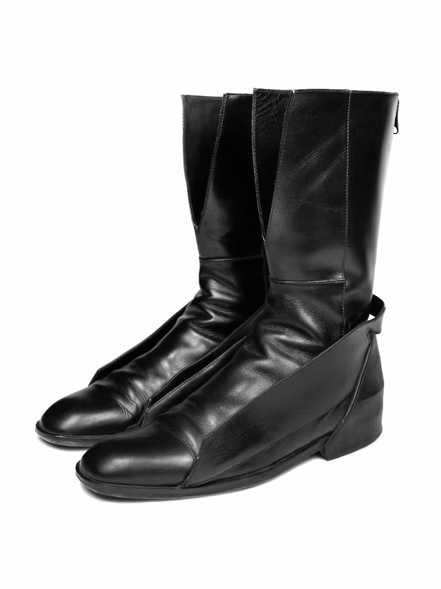 Pre-Owned Raf Simons Spoiler Boots Black, view 2