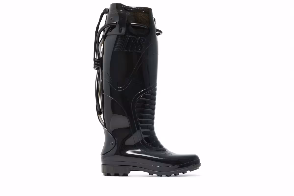 Raf Simons Future Wellington Boots Black, view 2