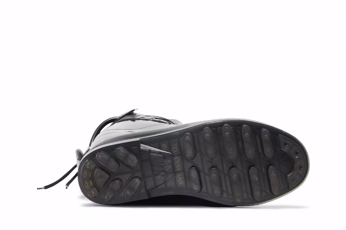 Raf Simons Future Wellington Boots Black, view 5