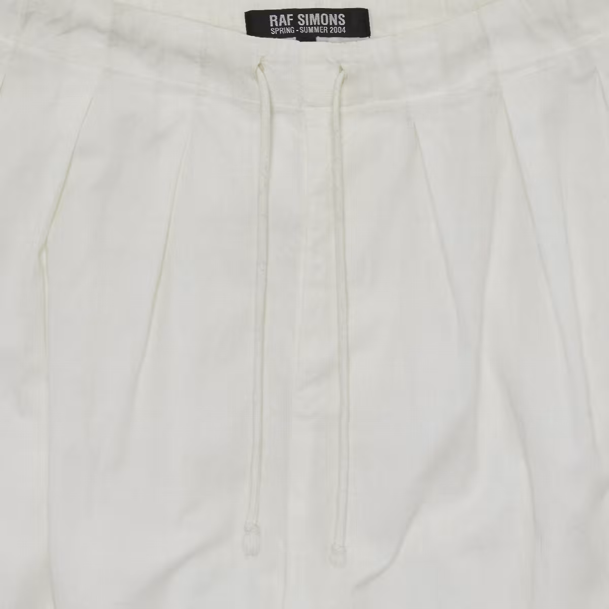 Raf Simons May The Circle Be Unbroken Baggy Drawstring Pant White, view 4