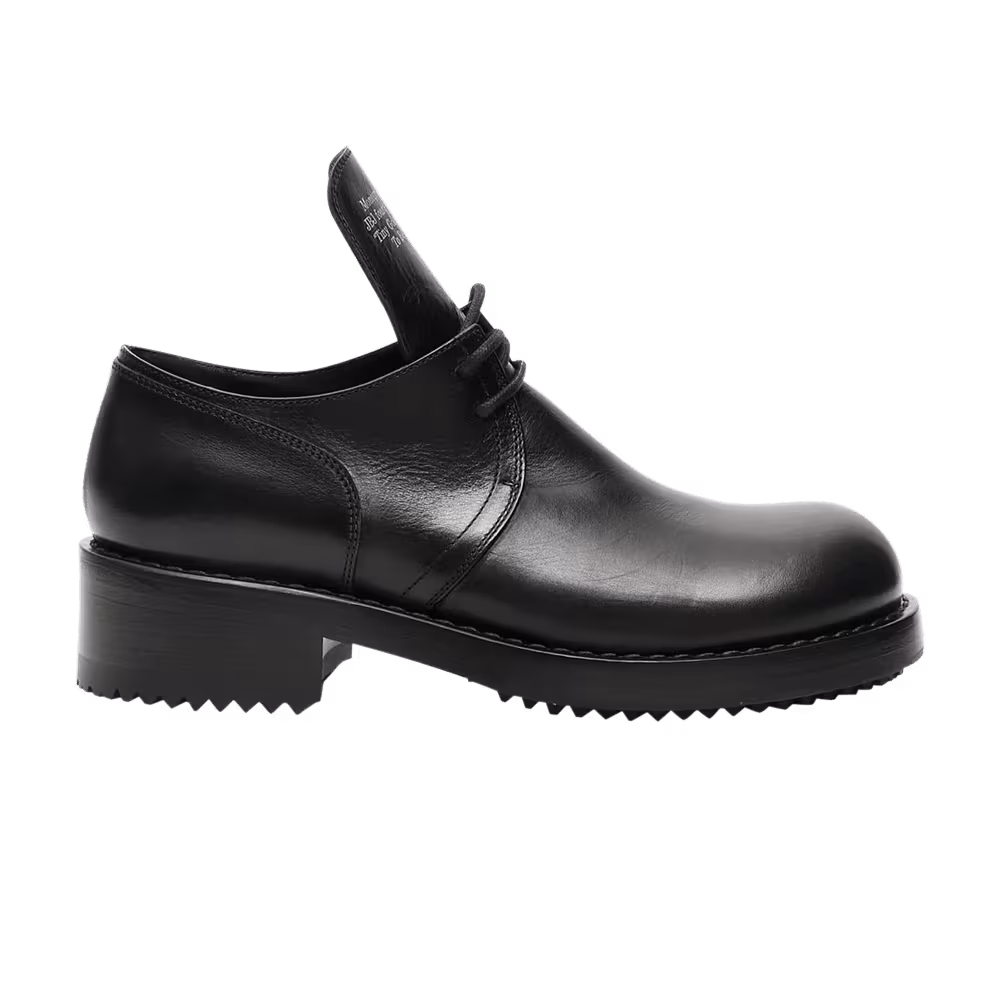Raf Simons Laced Up Low Derby Black