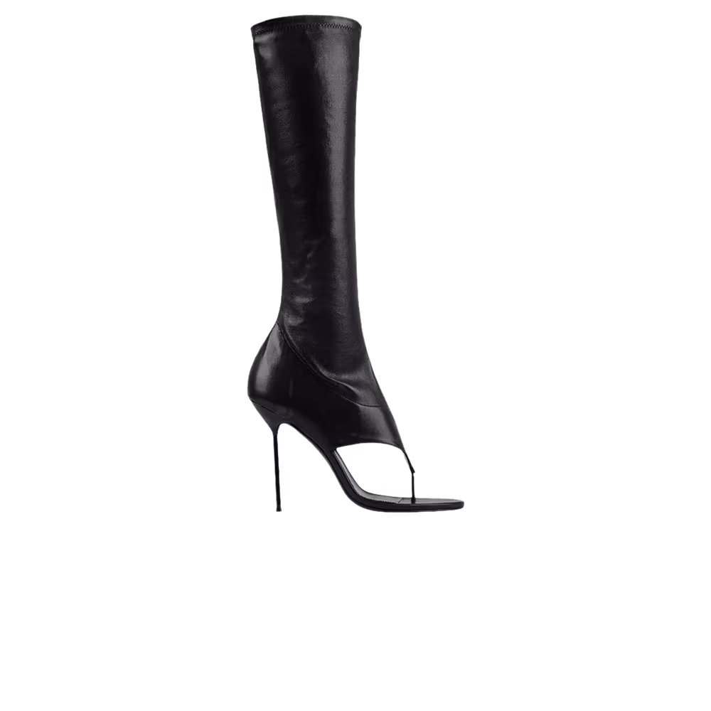 Paris Texas Women's Lidia Thong Boot Black