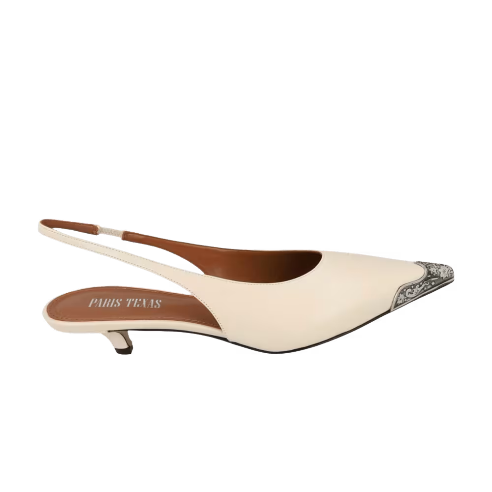 Paris Texas Women's Jessica Western Slingback Pump Milk