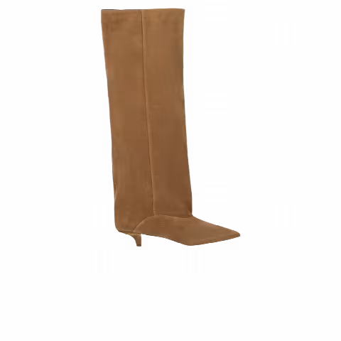 Paris Texas Wmns Ines Suede Knee High Boot 'Brown'