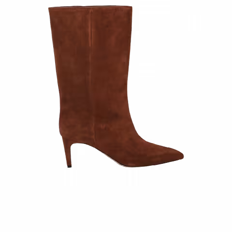 Paris Texas Wmns Mid Calf Suede Boot 'Brown'