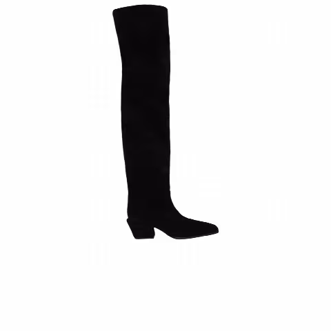 Paris Texas Wmns Bettina Over The Knee Boot 'Black'