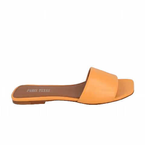 Paris Texas Wmns Sanremo Flat Sandal 'Orange'