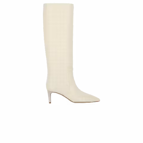 Paris Texas Wmns Knee High Leather Boot 'Vanilla'