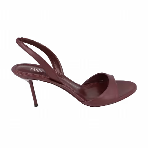 Paris Texas Wmns Lidia Slingback Sandal 'Maroon
