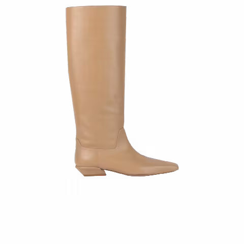 Paris Texas Wmns Bettina High Knee Leather Boot 'Tan'