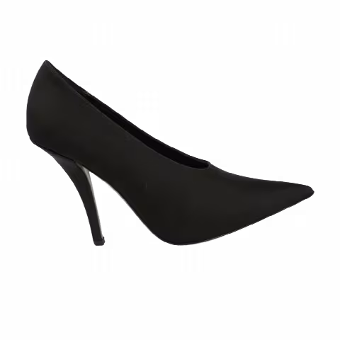 Paris Texas Wmns Jessica Satin Pump 'Black'