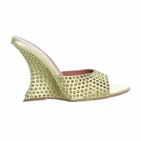 Paris Texas Wmns Nina Mule 'Celadon Safari'