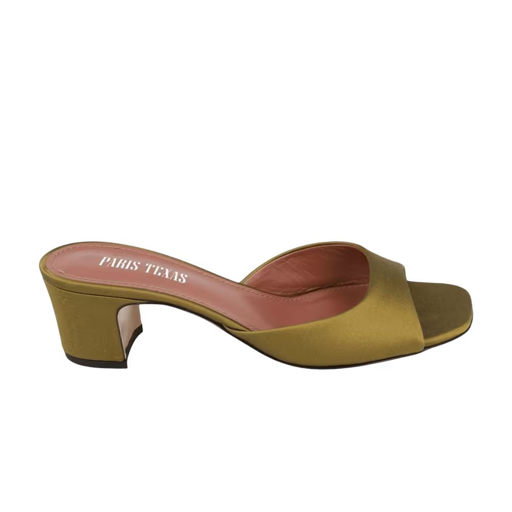 Paris Texas Women's Lara Satin Mule Oil