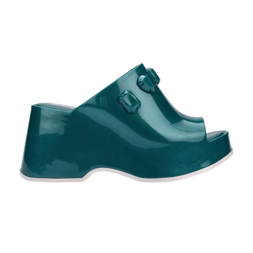 Melissa Undercover x Women's Patty Stones Mule Metallic Green