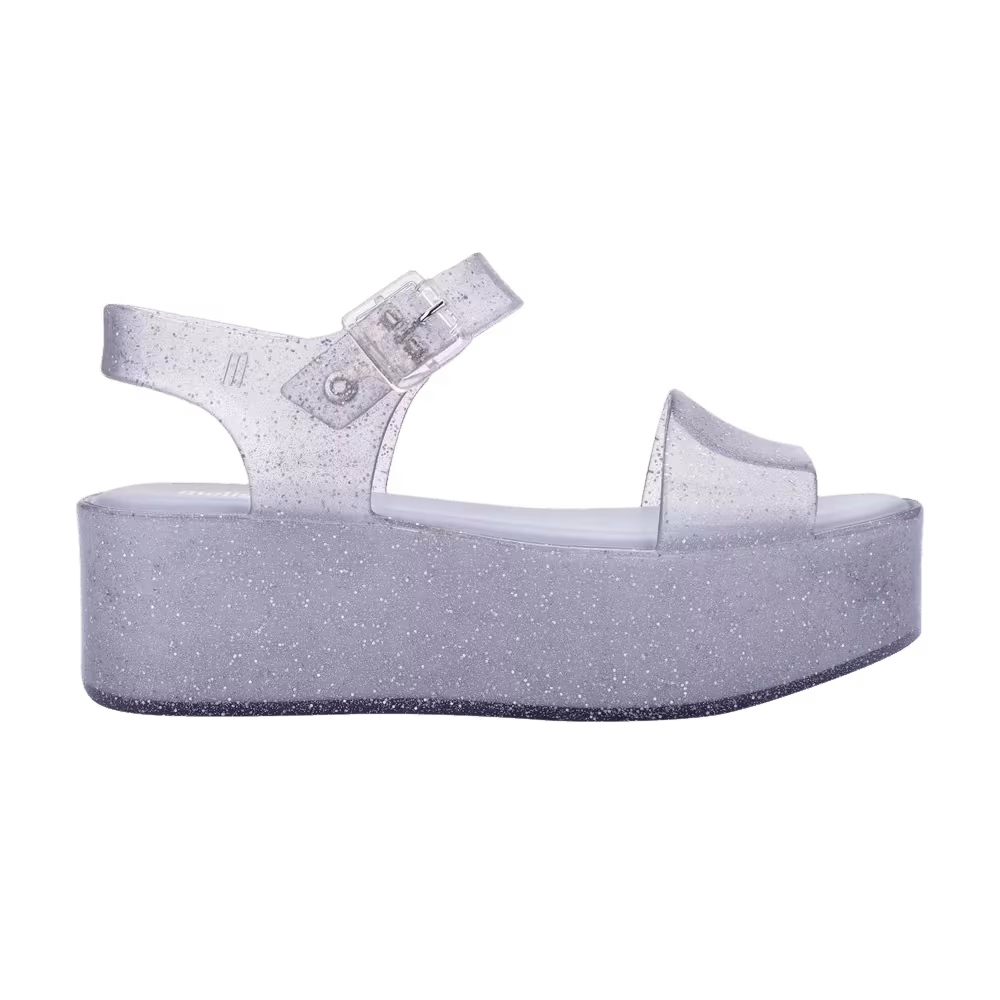 Melissa Women's Mar Platform Glitter Lilac