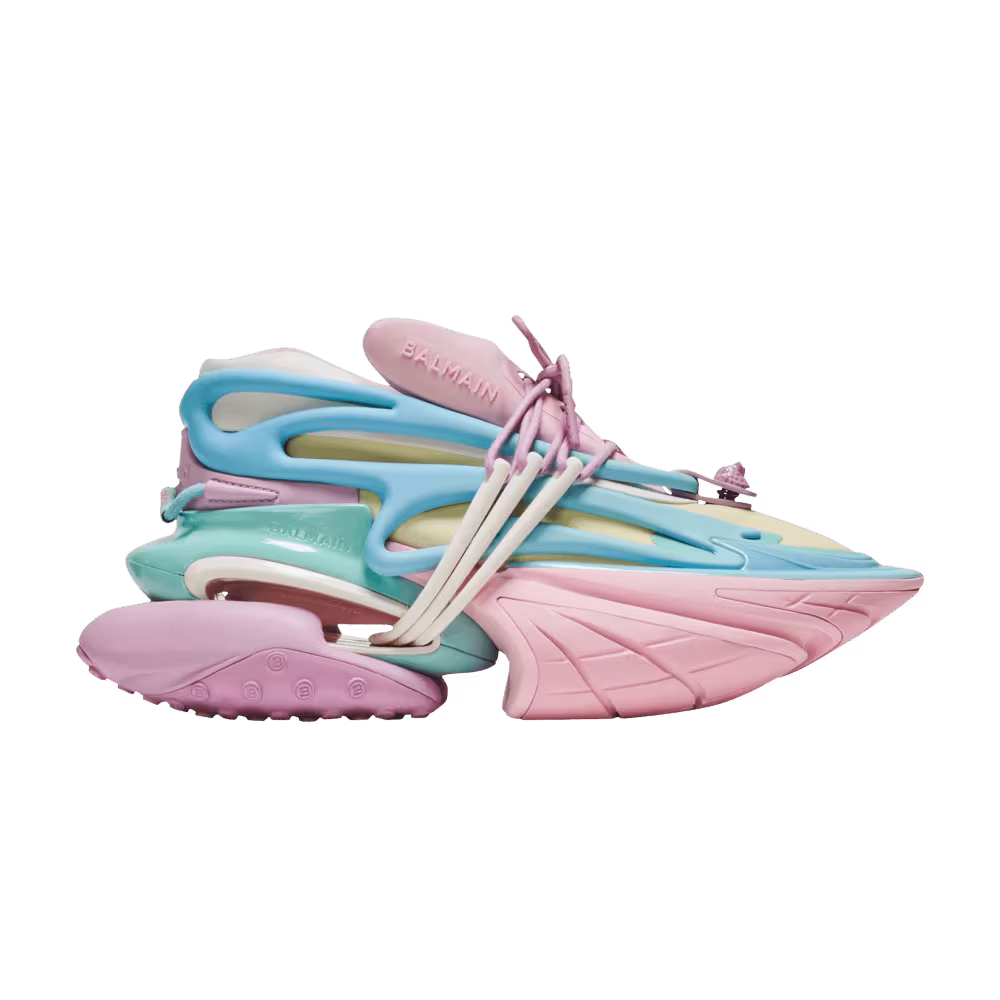 Balmain Women's Unicorn Low Multi-Color Pastels