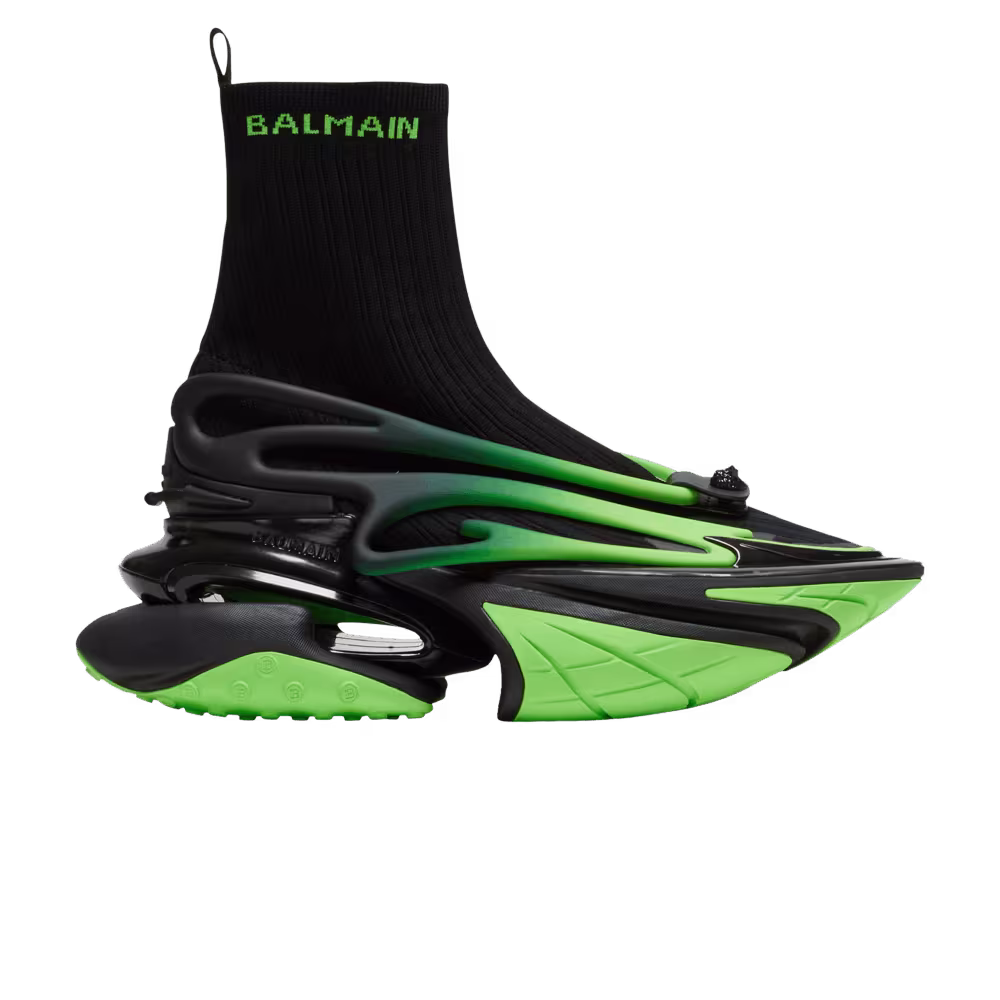 Balmain Unicorn High Black Green