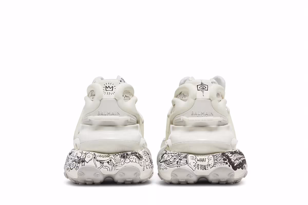 Hand Painted Tito & Mulk x Balmain Unicorn Low Hand Painted, view 7
