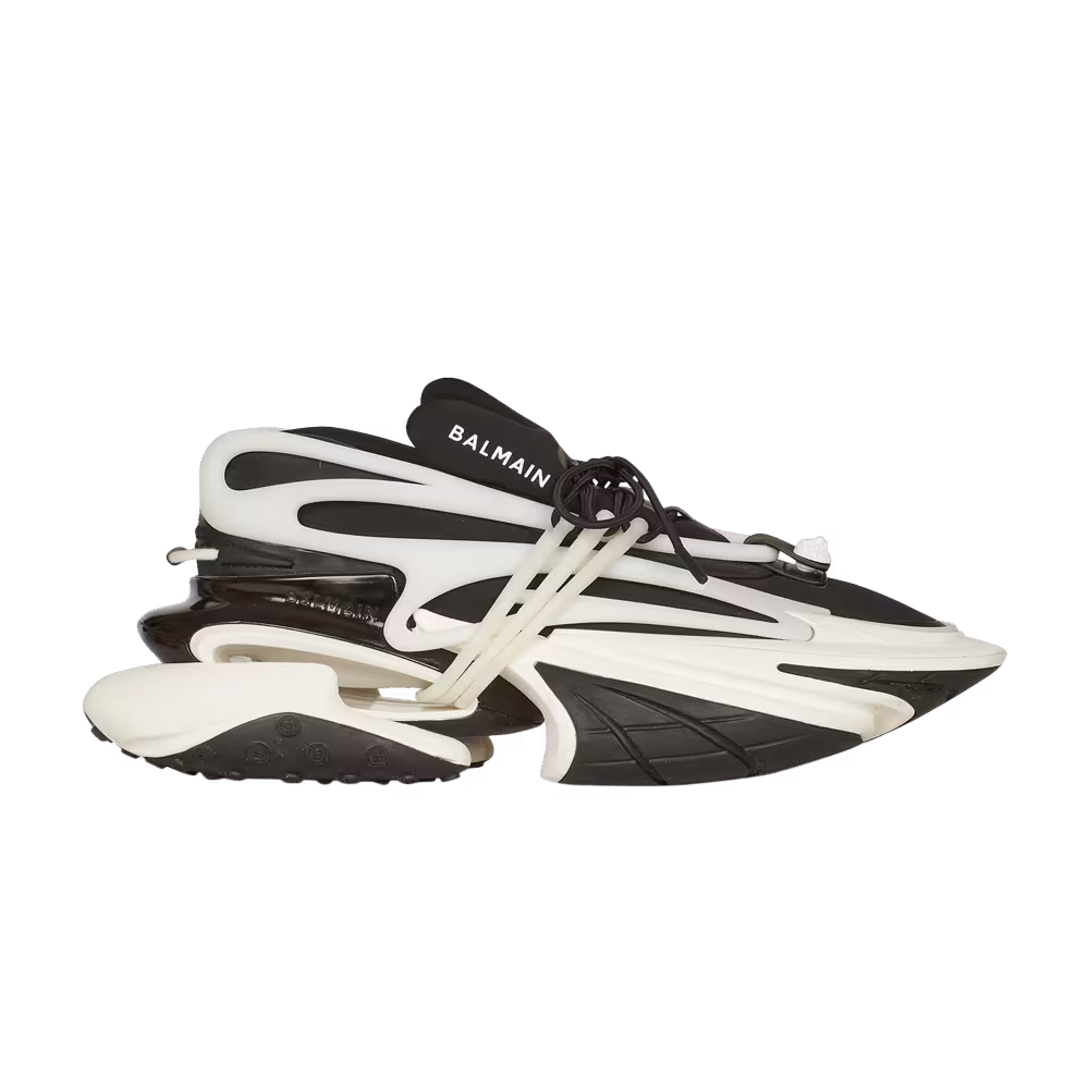 Balmain Unicorn Low Black White