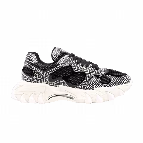 Balmain B-East Low 'Black White'