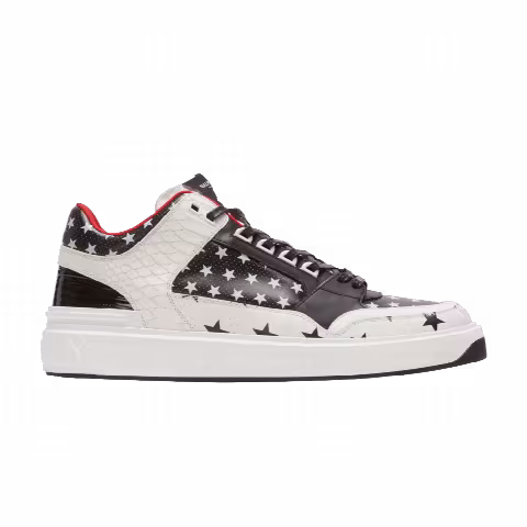 Balmain B-Court Mid 'Star Print - Black White'