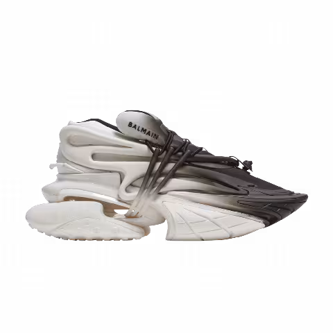 Balmain Unicorn Low 'White Black Gradient'