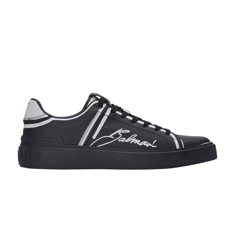Balmain B-Court Black White